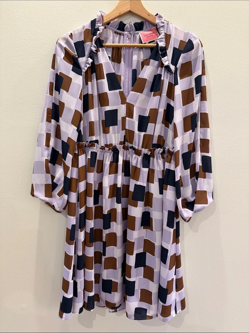 Kate Spade New York Geo Squares Mini Dress